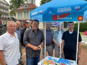 Wahlkampfstand der AfD Bad Harzburg am Jungbrunnen @ Stadtmitte/ Jungbrunnen